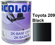 Базовая автоэмаль (металлик) "209 Toyota ACOLOR" 1л