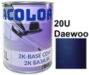 Базовая автоэмаль (металлик) "20U Daewoo ACOLOR" 1л