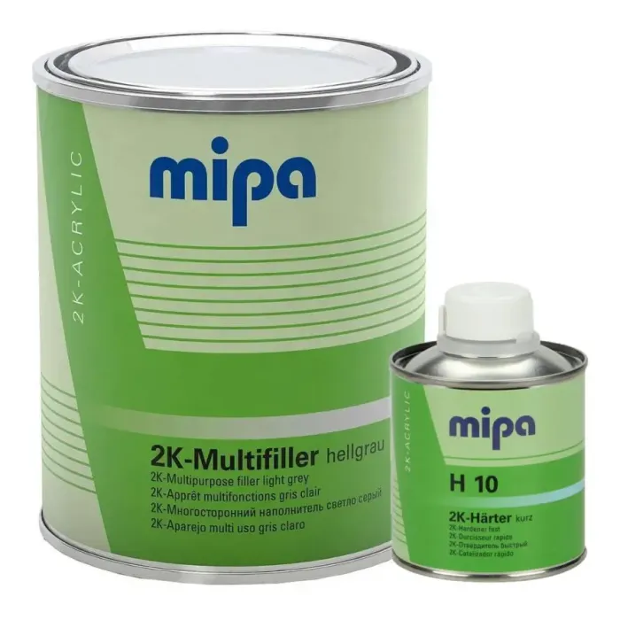 Грунт мокрый по мокрому "Mipa 2K-Multifiller Set" 1л + отвердитель 0.25л [Мипа 2К Мультифилер]