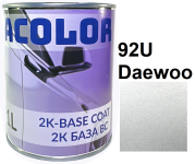 Базовая автоэмаль (металлик) "92U Daewoo ACOLOR" 1л