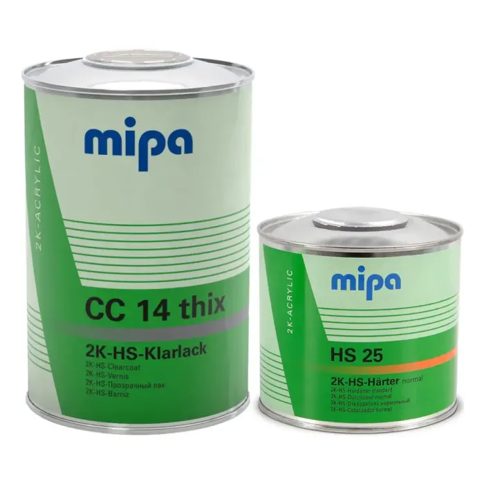 Автомобільний лак Mipa-2K-HS-Klarlack CC14 + Затвердник (1л+0,5) [цц14 міпа]