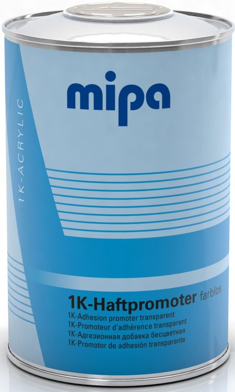 Адгезионный грунт "Mipa 1K HS Haftpromoter" - для пластика прозрачный 1л [Мипа 1К ХС Хафтпромоутер]