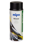 Автомобильная аэрозольная краска (черная матовая) "Mipa Spray paint black matt winner" (400мл) [Мипа Спрей Пейнт блек мат виннер]