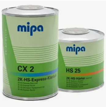 Автомобильный лак "MIPA 2K HS Express Klarlack CX2" + отвердитель (1л+0,5) [експрес цх2 мипа]