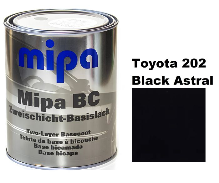 Базовая автоэмаль (металлик) "Mipa Toyota 202" 1л [Мипа]