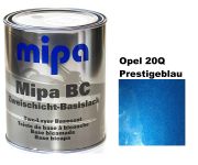Базовая автоэмаль (металлик) "Mipa Opel 20Q Prestigeblau" 1л [Мипа Опель 20Кью Престижблау]