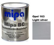 Базовая автоэмаль (металлик) "Mipa Opel 163 Светло-серебристый" 1л [Мипа Опель 163 Лайт Сильвер]