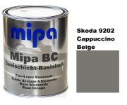 Базовая автоэмаль (металлик) "Mipa Skoda 9202 Cappuccino Beige" [Мипа Шкода 9202 Капуччино Беж]