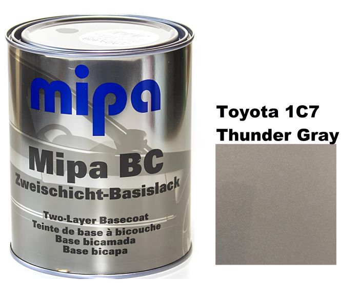 Базовая автоэмаль (металлик) "Mipa Toyota 1C7" 1л [Мипа]
