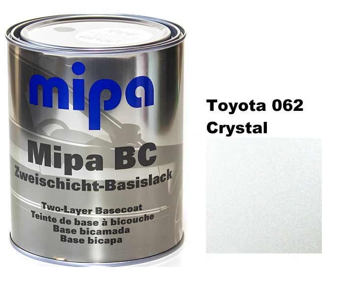 Базовая автоэмаль (металлик) "Mipa Toyota 062 Crystal" 1л [Мипа Тойота Кристал]