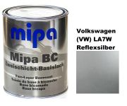 Базовая автоэмаль (металлик) "Mipa Volkswagen (VW) LA7W Reflexsilber" 1л [Мипа Фольксваген Рефлекссильбер]