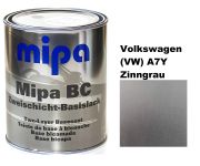 Базовая автоэмаль (металлик) "Mipa Volkswagen (VW) A7Y Zinngrau" 1л [Мипа Фольксваген А7И Циннграу]