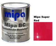 Базовая автоэмаль (металлик) "Mipa Super Red" 1л [Мипа Супер Ред]