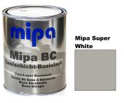 Базовая автоэмаль (металлик) "Mipa Super White" 1л [супер белая]