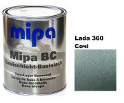 Базовая автоэмаль "Lada 360 Сочи Mipa" 1л (металлик) [Мипа Лада 360]