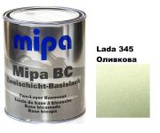 Базовая автоэмаль "Lada 345 оливковая Mipa" 1л (металлик) [Мипа Лада 345]