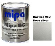 Базовая автоэмаль "Mipa 95U Daewoo" 1л (металлик) [Мипа]