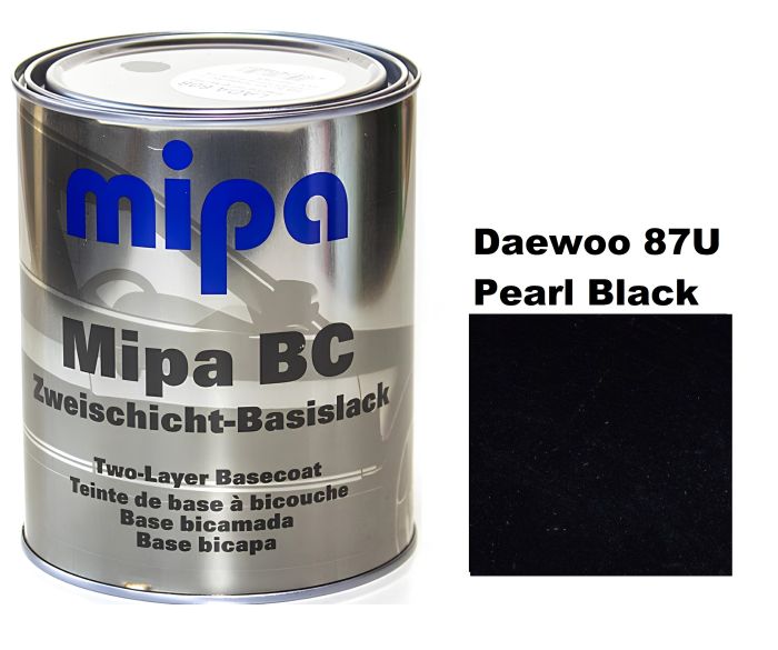 Базовая автоэмаль "Mipa 87U Daewoo" 1л (металлик) [Мипа]