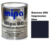 Базовая автоэмаль (металлик) "Mipa 20U Daewoo" 1л