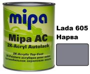 Автоэмаль акриловая "Mipa 605 Нарва" 1л [Мипа]