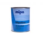 Однокомпонентная черная матовая краска Mipa RAL 9005 матовая, 1л (1K-Mipa RAL 9005 черный мат)