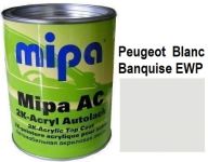 Автоэмаль акриловая "Peugeot BLANC BANQUISE EWPA Mipa" 1л [Мипа ПЕЖО ЕВПА Бланш Банкиз]