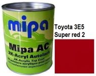 Автоэмаль акриловая "Toyota 3E5 Super Red 2 Mipa" 1л [Мипа Тойота 3Е5 Супер Ред]