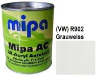 Автоэмаль акриловая "(VW) R902 Volkswagen/Audi Grauweiss Mipa" 1л [Мипа Фольксваген/Ауди (ВВ) Р902 Граувейс]