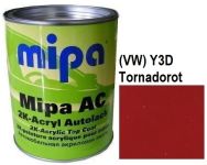 Автоэмаль акриловая "(VW) LY3D Volkswagen/Audi Tornado Rot Mipa" [Мипа Фольксваген/Ауди Торнадо Рот]